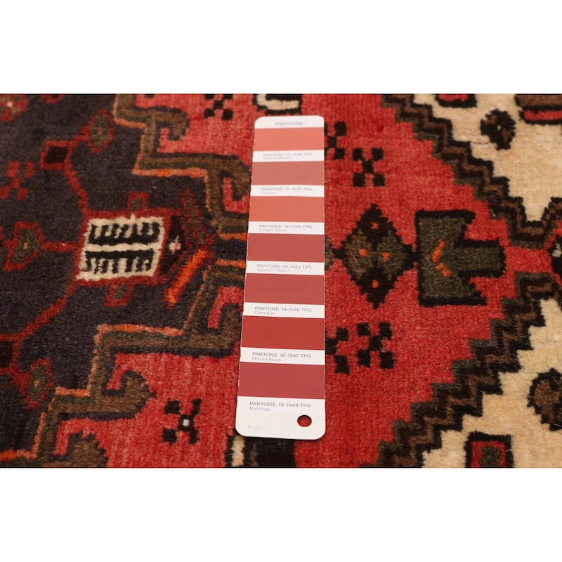 ECARPETGALLERY Hand-knotted Andelz Red Wool Rug - 3'1 x 4'6