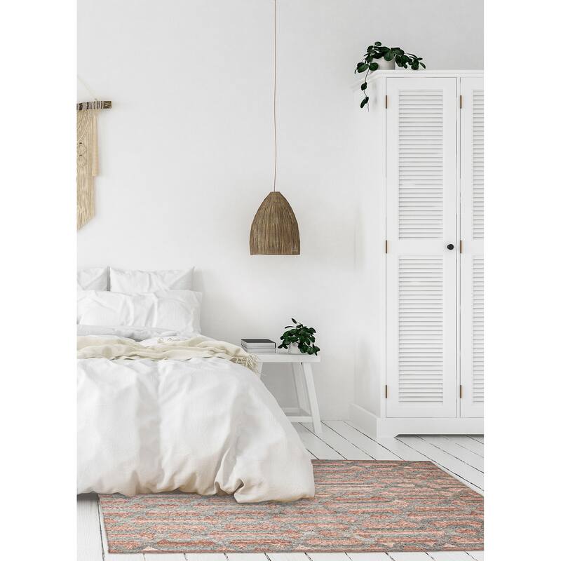 ECARPETGALLERY Flat-Weave Ankara FW Copper Wool Kilim - 4'8 x 7'11