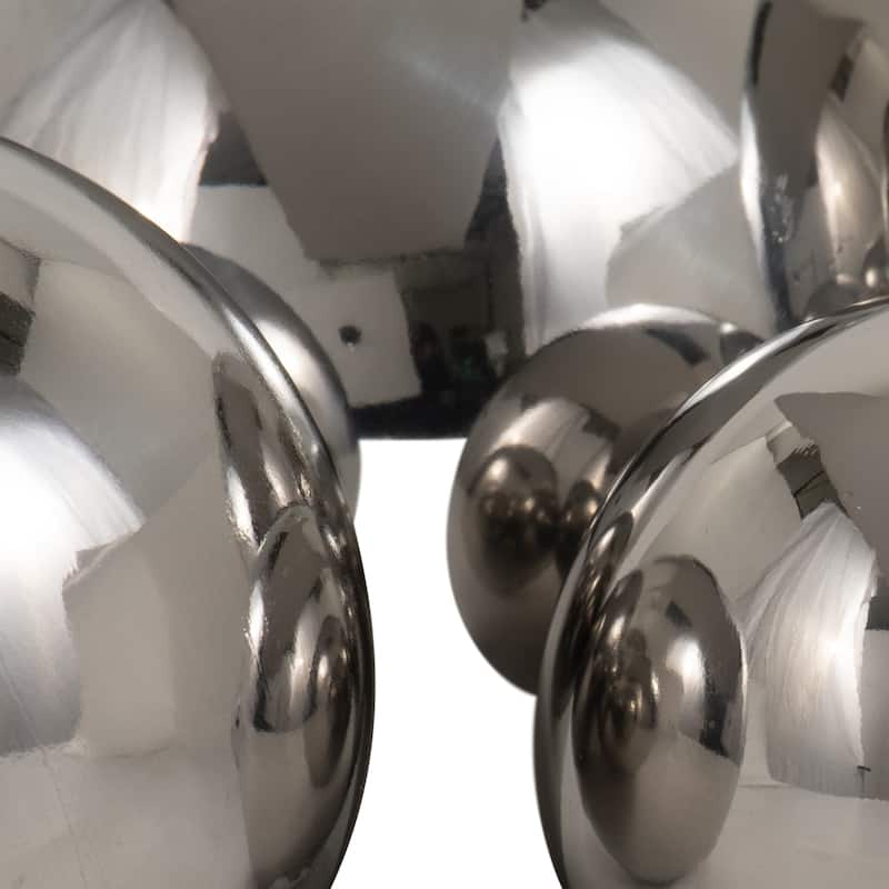 Sagebrook Home 2/3/4/5/6" Adagio Steel Spheres Decor Balls, Set of 5 - 6" x 6" x 6"