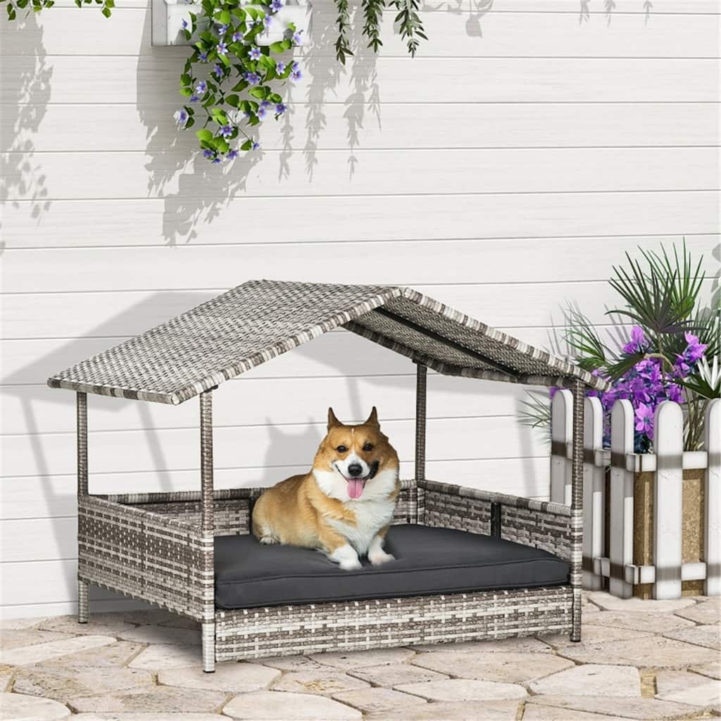 Dog Bed/ Dog House / Rattan Pet Sofa - Multi