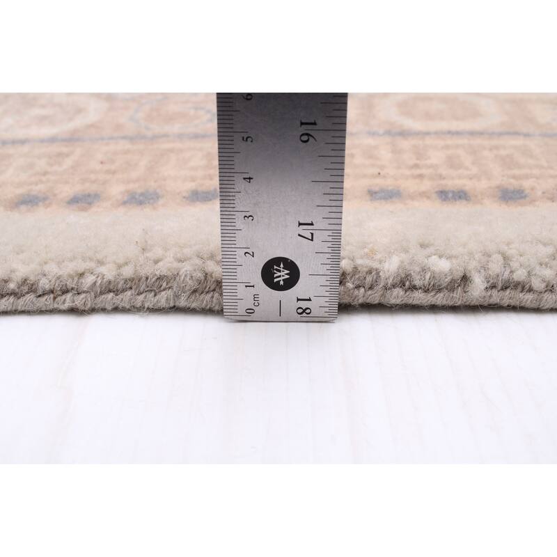 ECARPETGALLERY Hand-knotted 18 Of 20 Pak Finest Mamluk Grey Wool Rug - 8'2 x 10'0