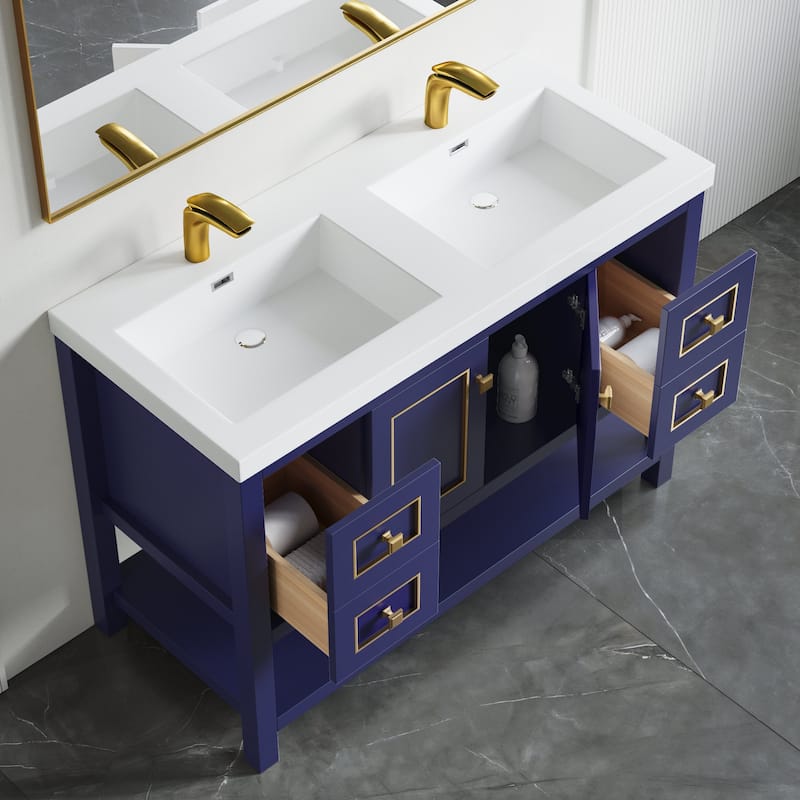 Davis 48" Double Bathroom Vanity Set