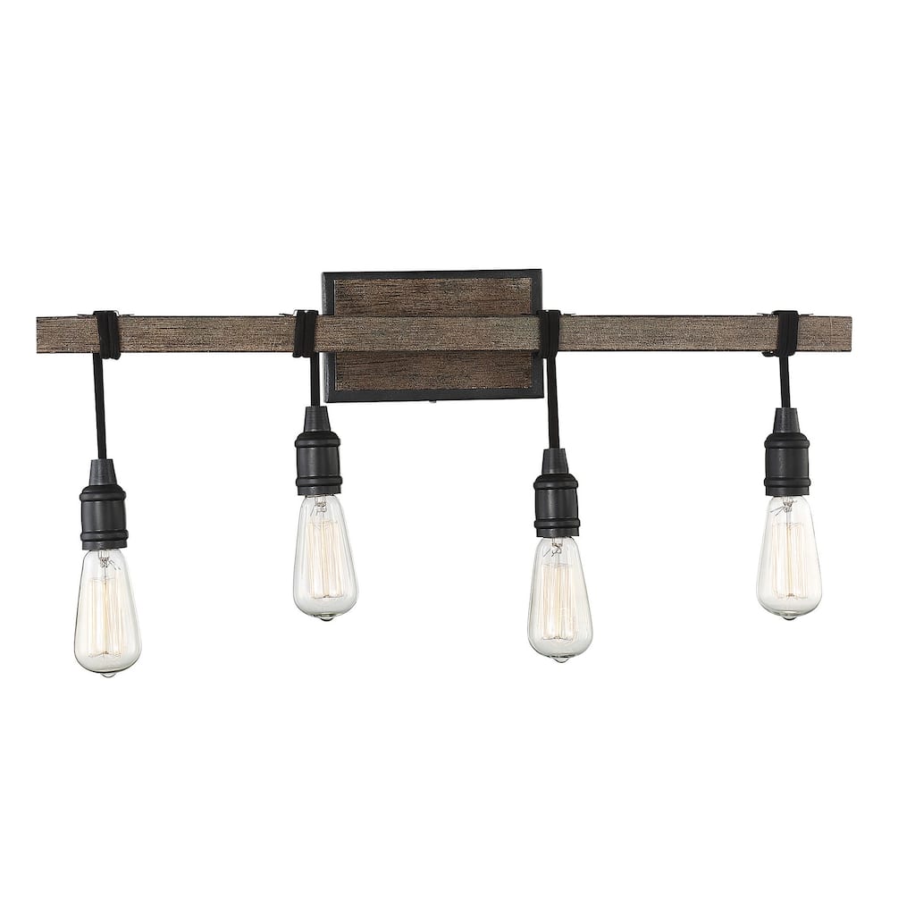 Savoy House Burgess 4-Light Bathroom Vanity Light in Durango - 8-993-4-41