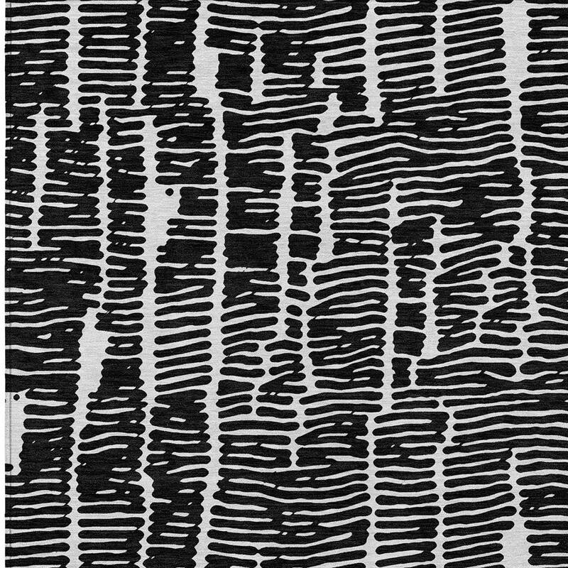 HomeRoots Abstract Transitional Rectangle Outdoor Rug