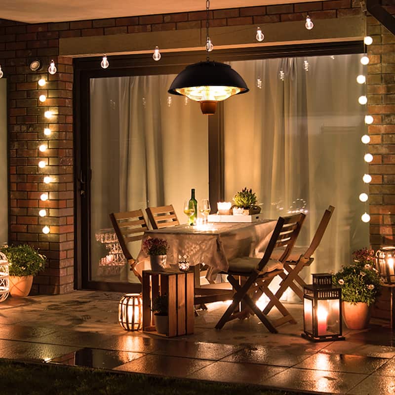Electric Patio Heater, Outdoor Hanging Infrared patio heater - N/A