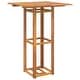 preview thumbnail 2 of 5, vidaXL Bistro Table 29.5"x29.5"x43.3" Solid Wood Acacia