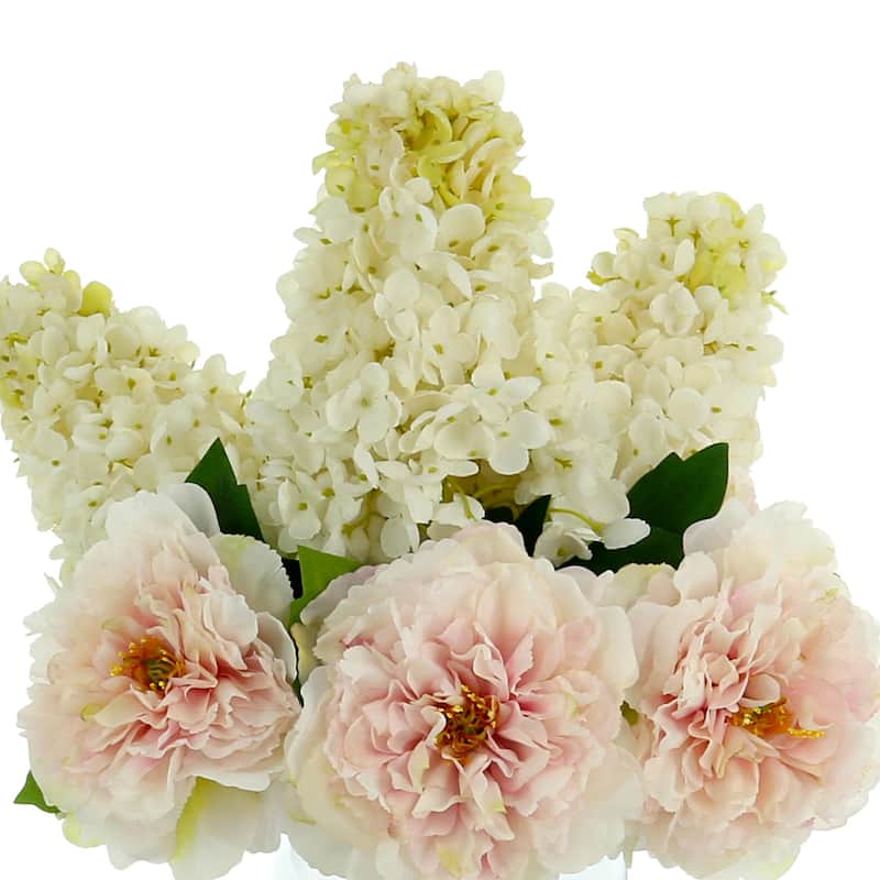 Cone Hydrangea and Peony Arrangement