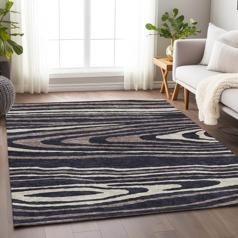 Premium Washable Super Soft Contemporary Grain Mayfield Rug