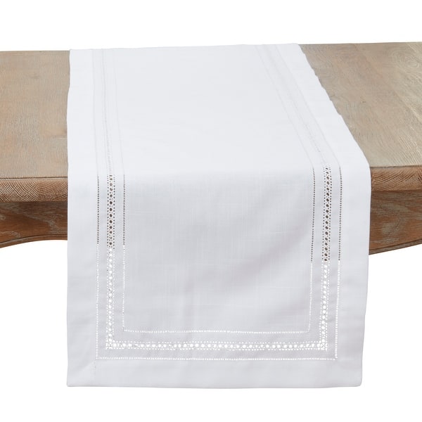 Traditional Hemstitch Table Runner