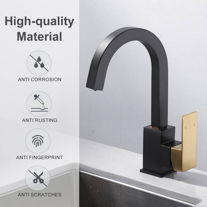 WOWOW Single-Handle Bar Faucet with Swivel Spout