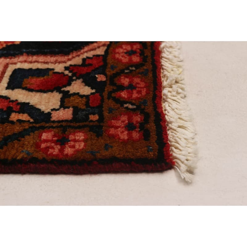 ECARPETGALLERY Hand-knotted Andelz Red Wool Rug - 3'0 x 12'10