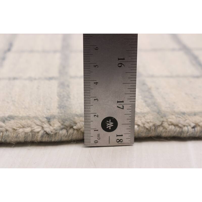 ECARPETGALLERY Hand Loomed Kashkuli Gabbeh Ivory Wool Rug - 5'7 x 7'9