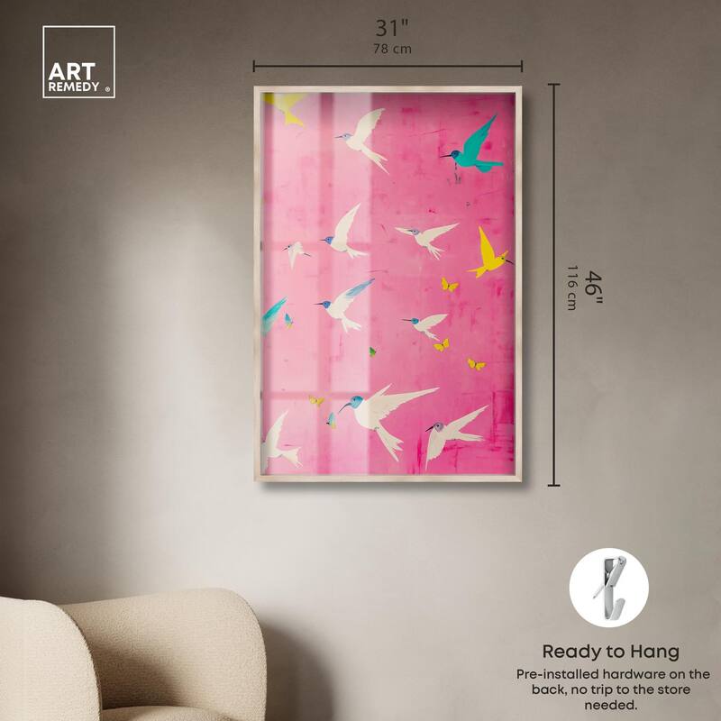 Soaring Sorbet Shadowbox by Art Remedy