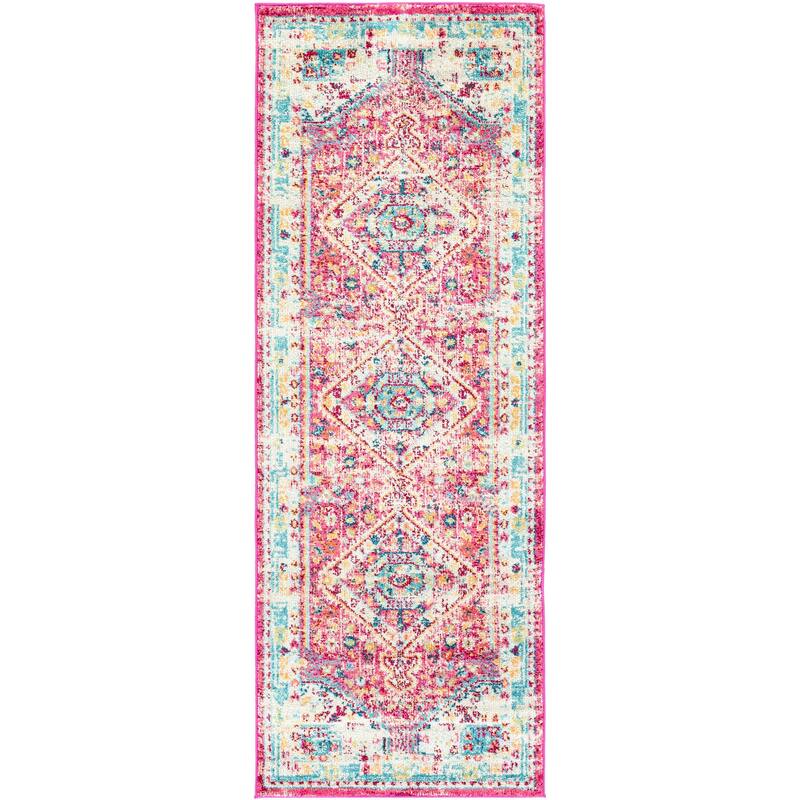 The Curated Nomad Shratton Distressed Persian Medallion Area Rug