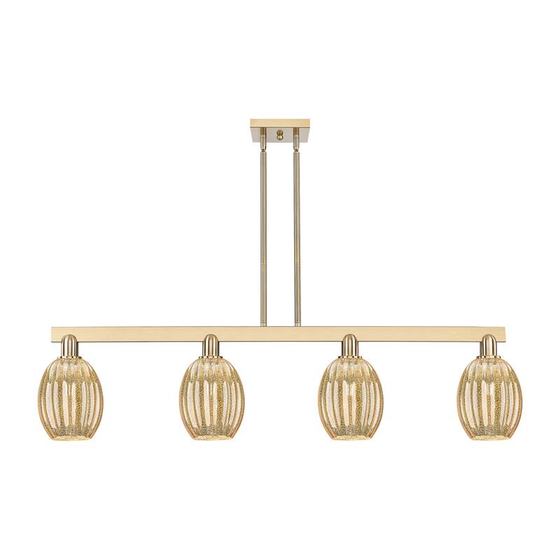 Innovations Lighting Urban Downtown - Preston - 4 Light 48" Bell Shade Stem Hung Island Light