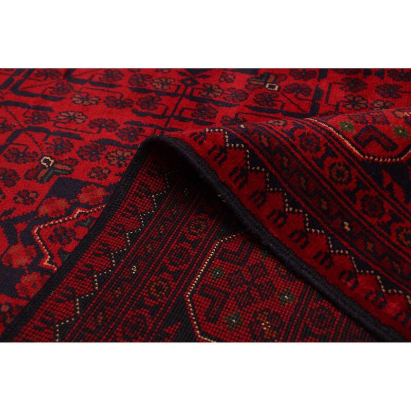 ECARPETGALLERY Hand-knotted Finest Khal Mohammadi Red Wool Rug - 5'8 x 7'9