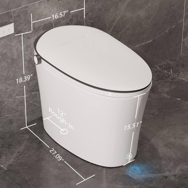 DV-1S0019-V3 Smart Bidet Elongated Toilet, Auto Open & Close, Warm Wash/Dryer
