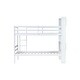 preview thumbnail 11 of 21, Twin Bunk Bed with Bookcase Headboard, Convertible Design, Guardrails & Ladder