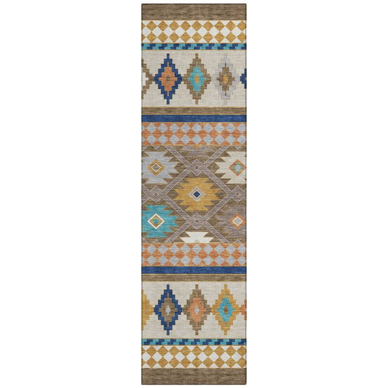 Machine Washable Indoor/ Outdoor Global Clemente Chantille Rug