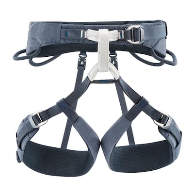 Petzl Adjama Climbing Harness, Gray, Size Options