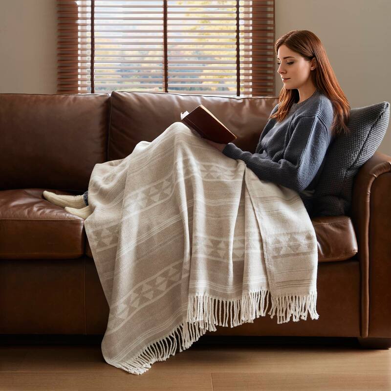 Cotton Blend Throw