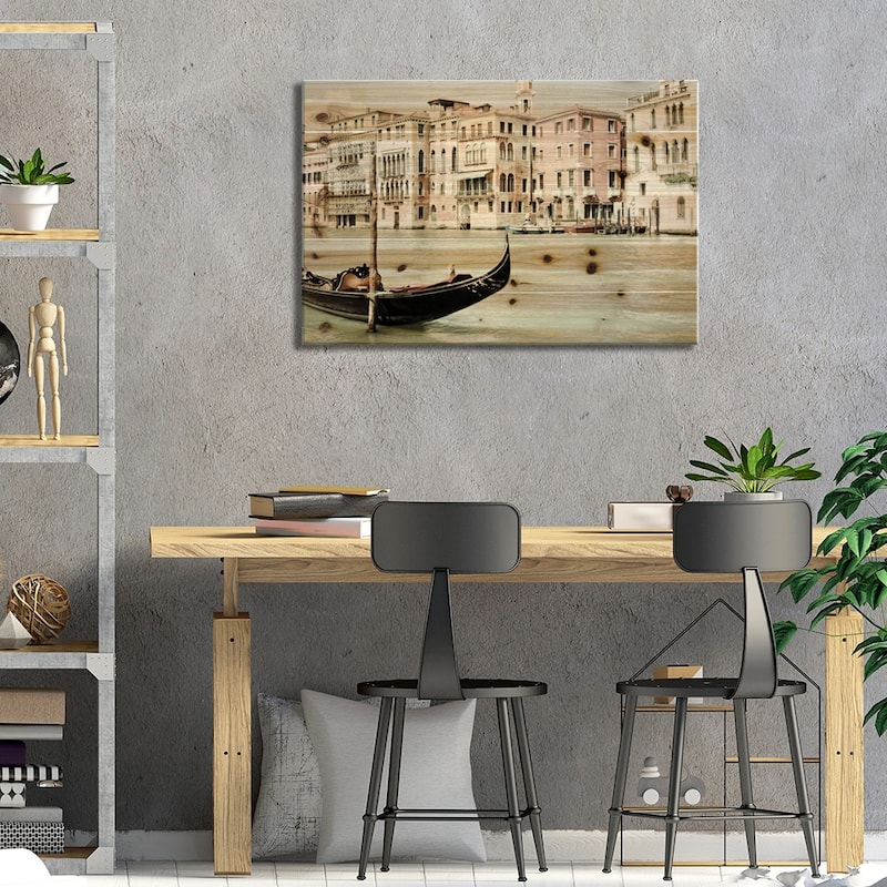 Bella Venizia Print On Wood by Lupen Grainne - Multi-Color