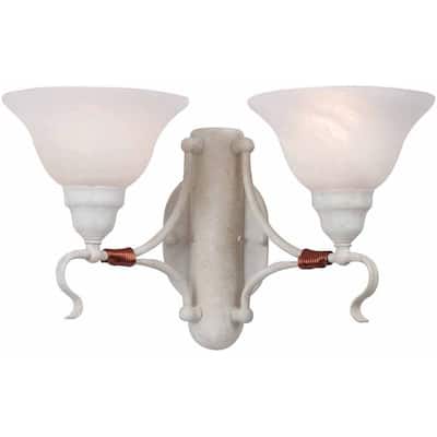 Volume Lighting 2 Light 11" Tall Wall Sconce