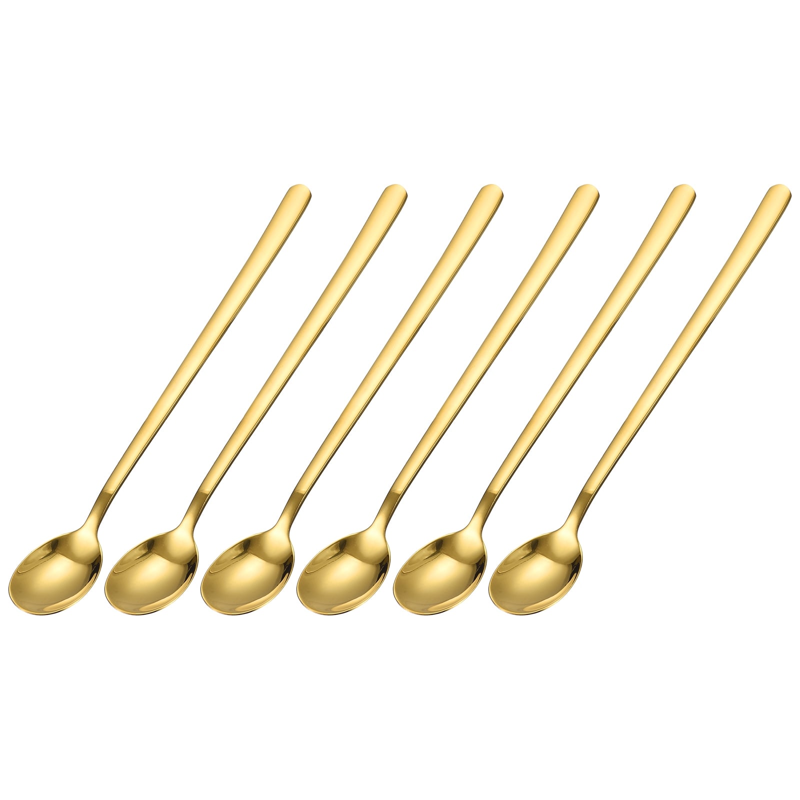 Gold Leaf Espresso Coffee Spoon Ice-Cream Tea Sugar Spoon