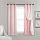 preview thumbnail 138 of 146, Lush Decor Grommet Sheer Panel Pair with Insulated Blackout Lining