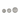Sagebrook Home Set of 3 Decorative Contemporary Orbs