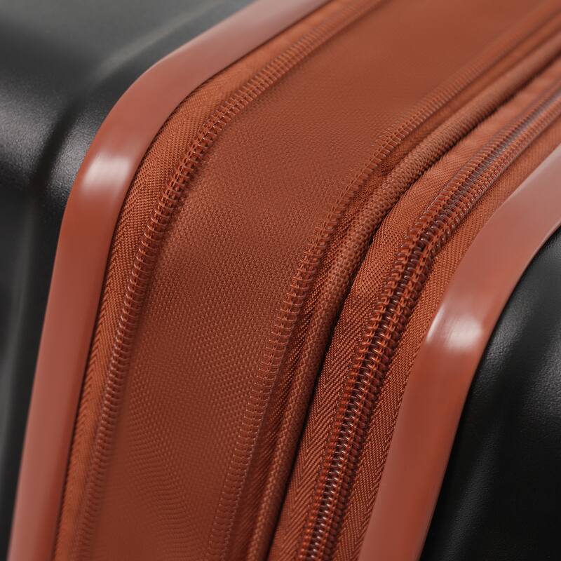 Luggage Sets 5 Piece, Expandable Carry on Suitcase with Spinner Wheels TSA Lock USB Port, Cup Holder Duffel Bag and Toiletry Bag