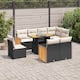 Option Black and cream with storage