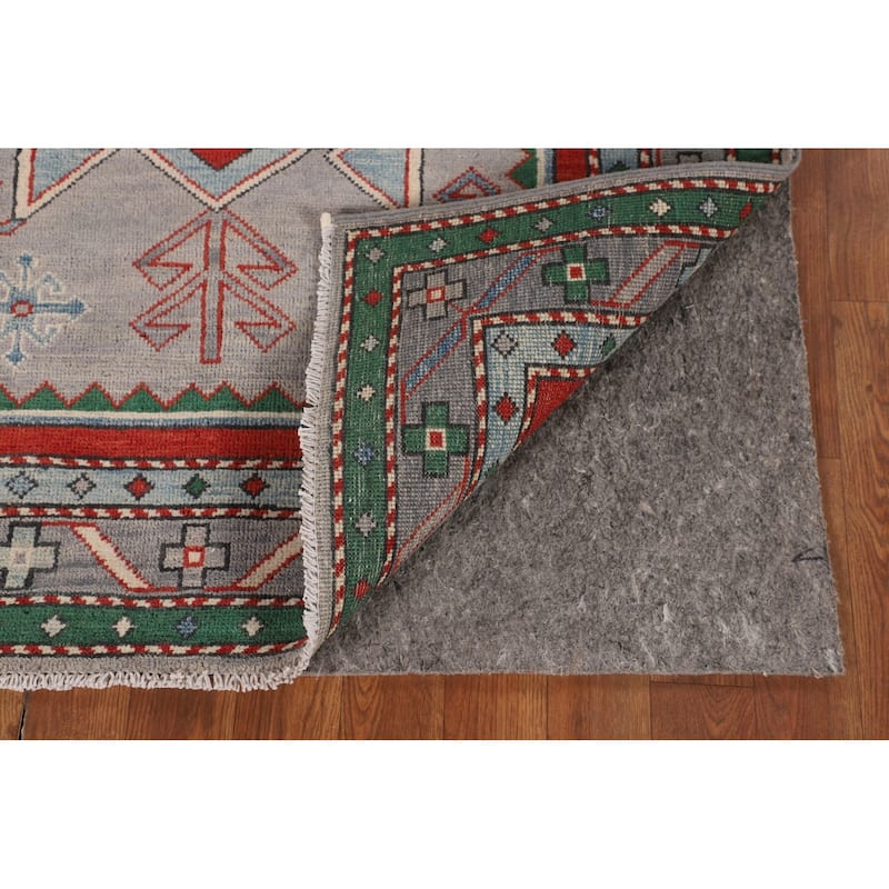 Kazak Foyer Rug Handmade Bedroom Wool Carpet - 3'6" x 4'11"