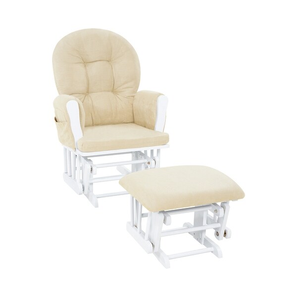 Reclining glider and ottoman set outlet