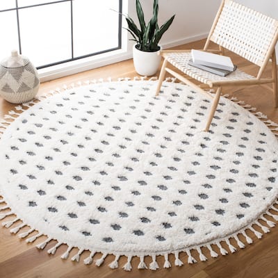 SAFAVIEH Moroccan Tassel Shag Ardis 2-inch Thick Rug