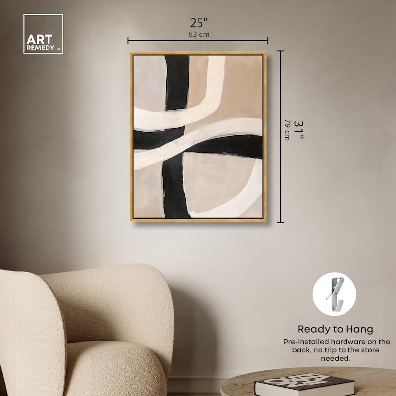 Subline Strokes II Canvas by Art Remedy