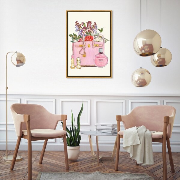 Oliver Gal 'My Floral Gifts' Fashion and Glam Wall Art Framed
