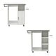preview thumbnail 6 of 5, Compact & Modern Ironing Cart with Rolling Board, Multipurpose Cabinet for Laundry, Bedroom, and Cloakroom