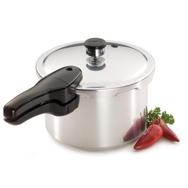 Presto 6-Quart Aluminum Pressure Cooker, Silver