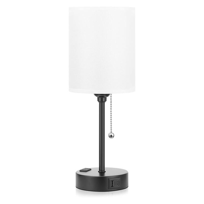 Small Bedside Table lamp for Bedroom - 3 Color Temperatures - White