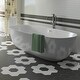 preview thumbnail 1 of 12, Merola Tile Hexatile Matte Nero 7" x 8" Porcelain Floor and Wall Tile