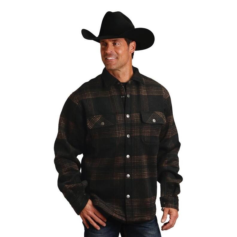 plaid western jacket