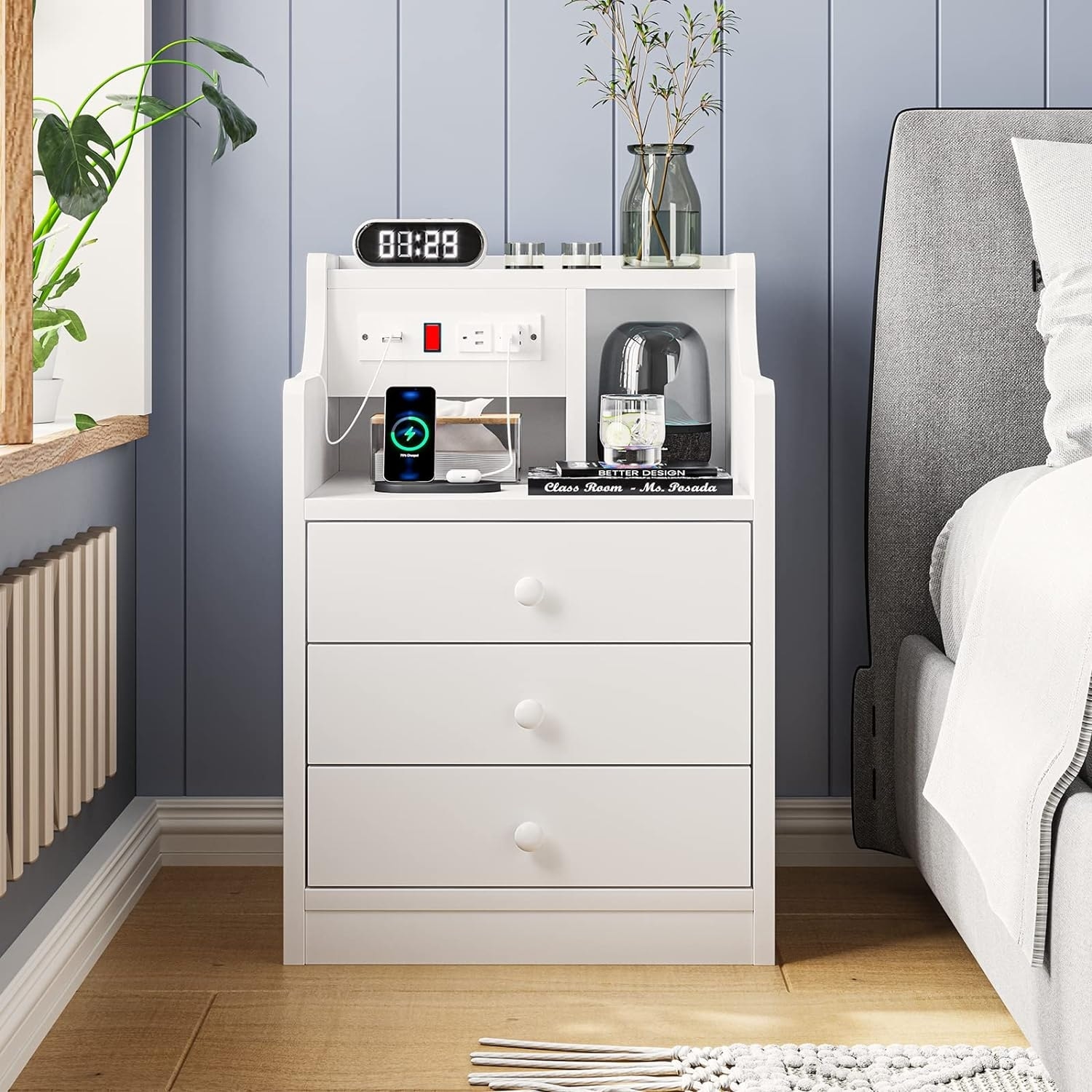 White Nightstands Bed Bath Beyond