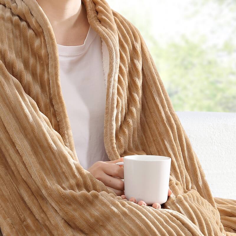 Eddie Bauer Plush Reversible Heated Blanket