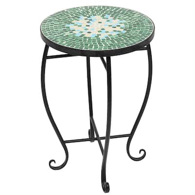 20.4" Garden&Indoor Decoration Round Flower Stand 3 Colors