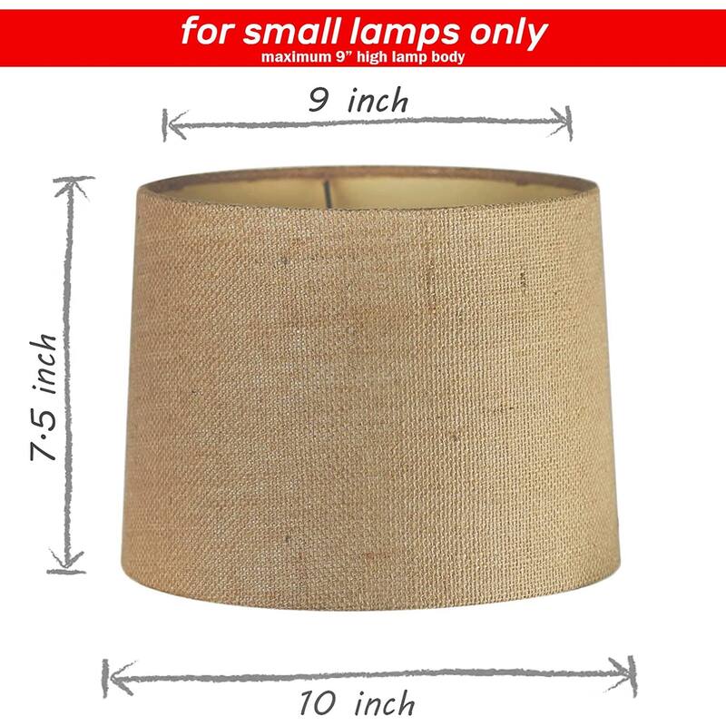 Uno Fitter Small Fabric Lampshade 9" x 10" x 7.5"
