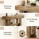 preview thumbnail 23 of 28, 41-Inch Farmhouse Console Table for Entryway, 2-Tier Narrow Sofa Table - 41.34" W x 11.81" D x 31.5" H