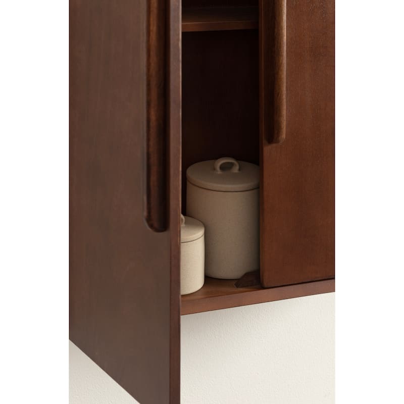 Kate and Laurel McCutcheon Floating Bathroom Cabinet - 22x7x28