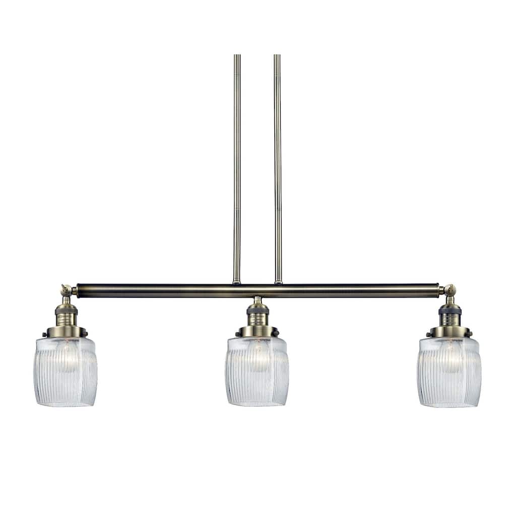 Innovations Lighting Colton 3 Light 38" Wide Linear Chandelier