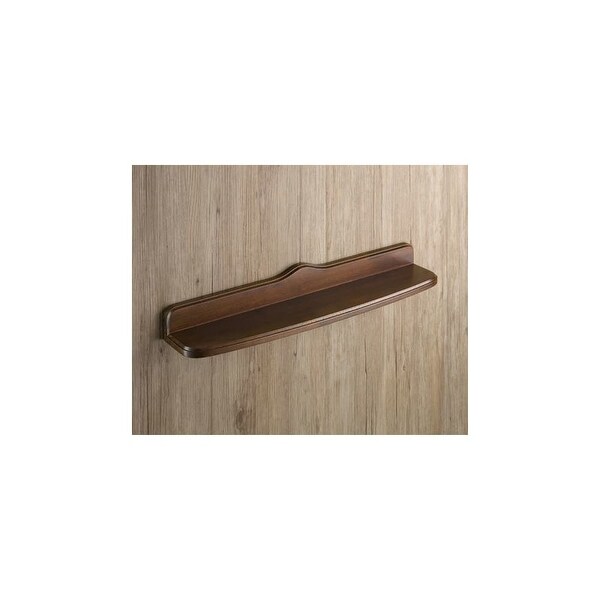 Nameeks 8119-55 Gedy 22" Wall Mounted Bathroom Shelf - Walnut